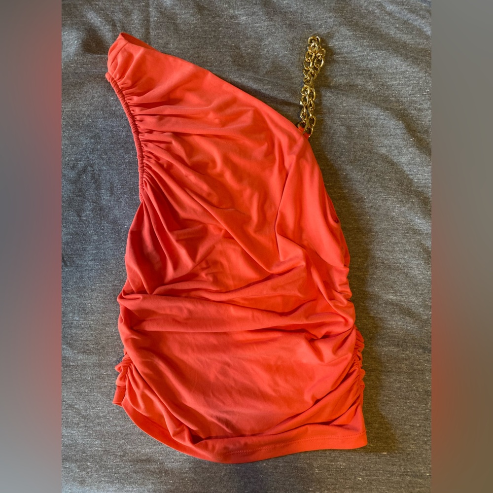 Michael Kors chain asymmetrical top